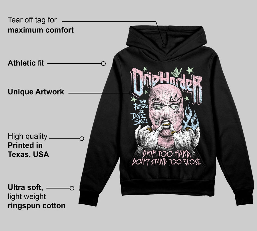Medium Soft Pink 4s DopeSkill Hoodie Sweatshirt Drip Harder Graphic
