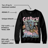 Medium Soft Pink 4s DopeSkill Sweatshirt Get Rich Graphic