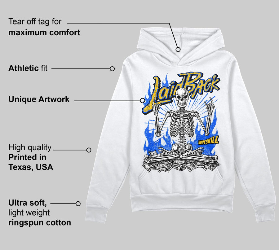 Royal Blue 'Laid Back' DopeSkill Graphic Hoodie