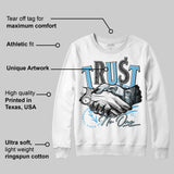 Legend Blue 11s DopeSkill Sweatshirt Trust No One Graphic