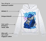 Royal Blue 'Grind Pray' DopeSkill Graphic Hoodie