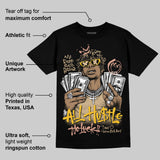 TAN 'All Hustle No Luck' DopeSkill Graphic T-Shirt