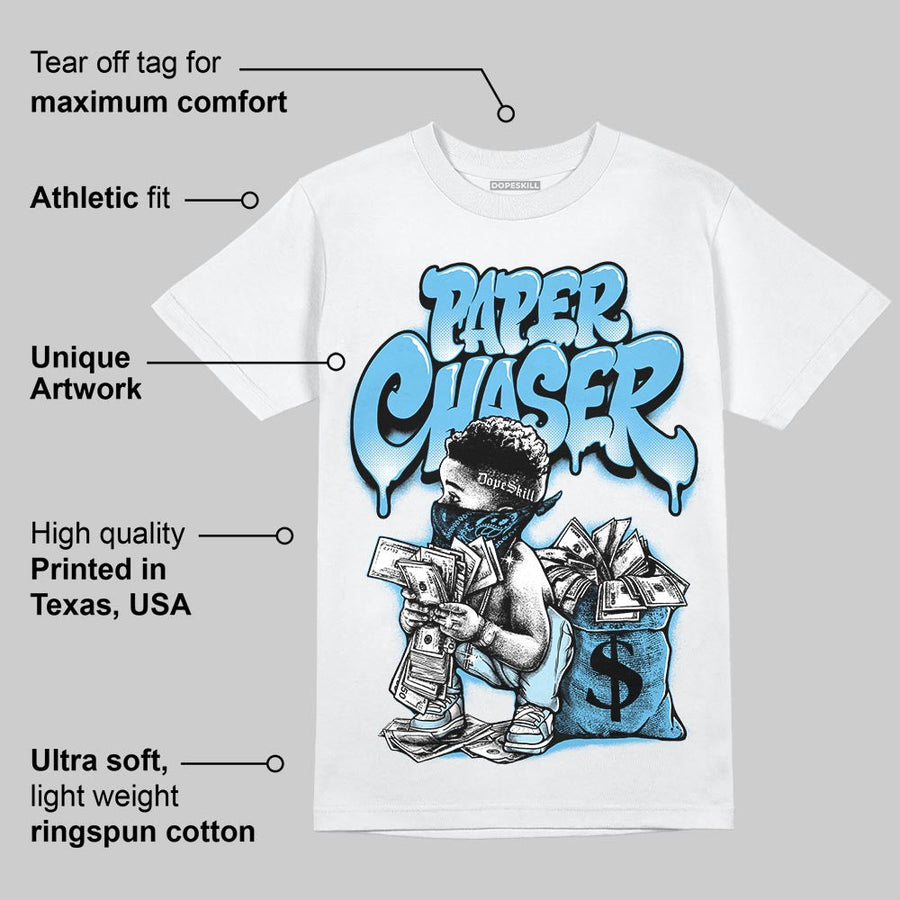 Legend Blue 11s DopeSkill T-Shirt Paper Chaser Boy Graphic