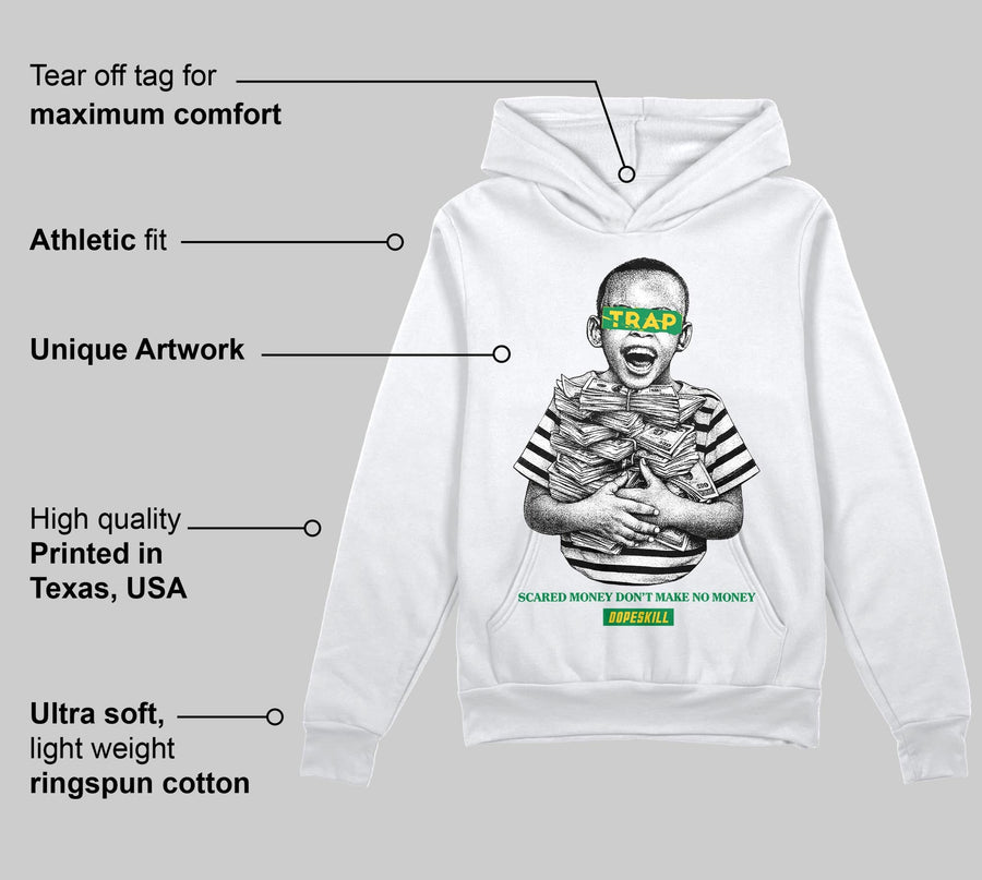 Green 'Scared Money Don't Make No Money' DopeSkill Graphic Hoodie