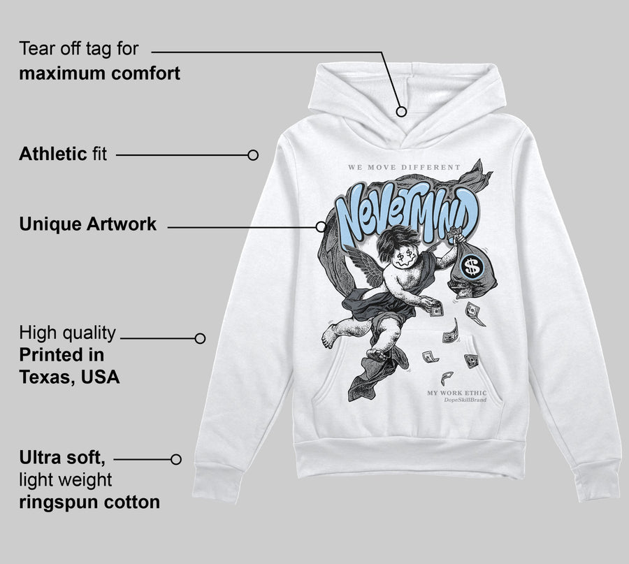 Wolf Grey 5s DopeSkill Hoodie Sweatshirt Nevermind Graphic