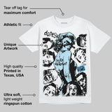 Legend Blue 11s DopeSkill T-Shirt Built Different Graphic