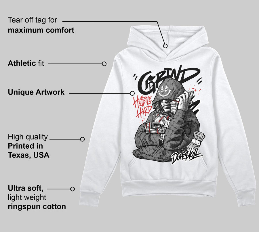 Grey 'Grind Pray' DopeSkill Graphic Hoodie