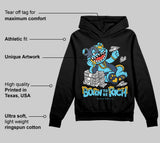 Gamma 11s DopeSkill Hoodie Sweatshirt Born To Be Rich Graphic