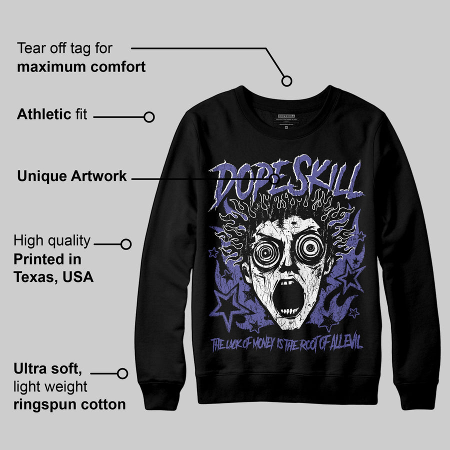 Lakers 4s DopeSkill Sweatshirt Root of Evil Graphic