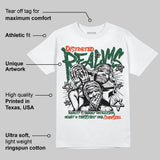 Dunk Team Dark Green Orange DopeSkill T-Shirt Distorted Realms Graphic