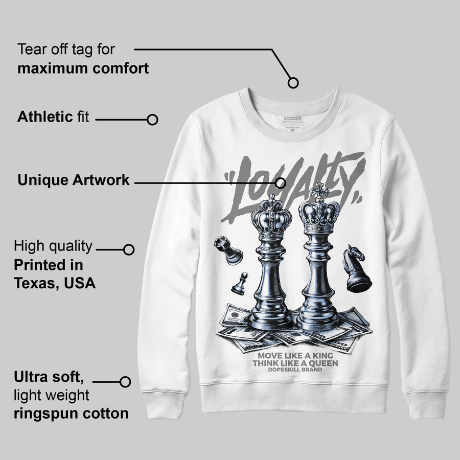 Grey 'Loyalty' DopeSkill Graphic Sweatshirt