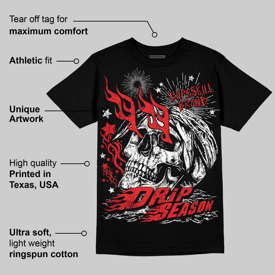 Red Collection DopeSkill T-Shirt Drip Season Graphic