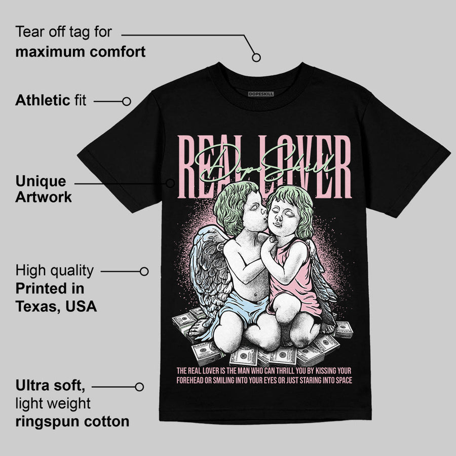 Medium Soft Pink 4s DopeSkill T-Shirt Real Lover Graphic