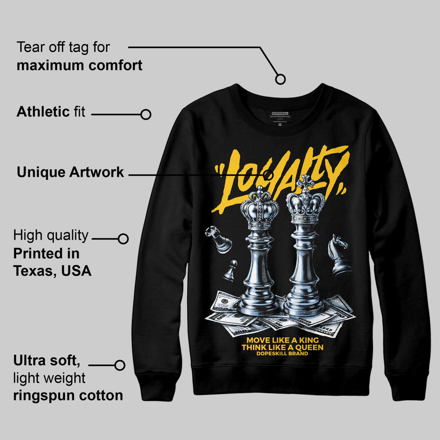 Yellow 'Loyalty' DopeSkill Graphic Sweatshirt