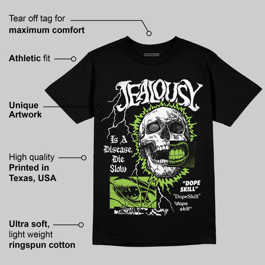 Neon Green 'Jealousy' DopeSkill Graphic T-Shirt