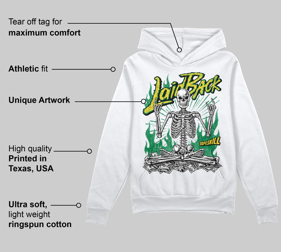 Green 'Laid Back' DopeSkill Graphic Hoodie
