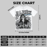 Wolf Grey 5s Oversize Print 'No Money No Lust' DopeSkill Graphic T-shirt