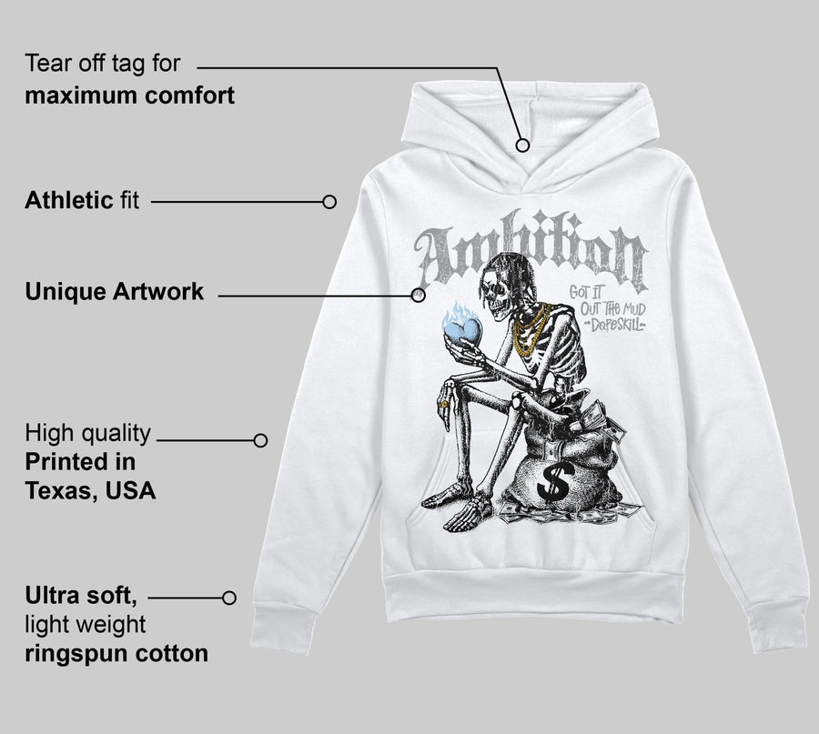 Wolf Grey 5s DopeSkill Hoodie Sweatshirt Ambition Graphic