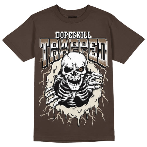AJ 1 Low OG “Reverse Mocha” DopeSkill Ridgerock T-shirt Trapped Halloween Graphic