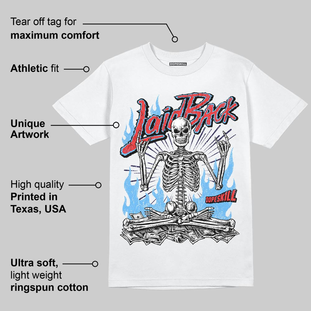University Blue 'Laid Back' DopeSkill Graphic T-Shirt