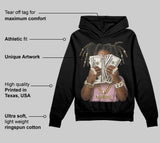 Medium Soft Pink 4s DopeSkill Hoodie Sweatshirt Rich Youth Graphic