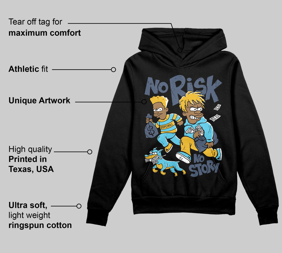 Gamma 11s DopeSkill Hoodie Sweatshirt No Risk No Story Graphic
