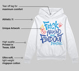 Royal Blue Collection DopeSkill Hoodie Sweatshirt F#ck Around And Find Out Graphic