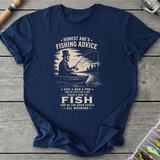 Abe Lincoln Fishing Advice T-Shirt