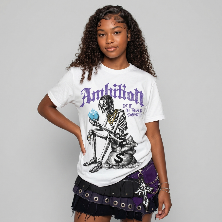 Aqua 8s DopeSkill T-Shirt Ambition Graphic