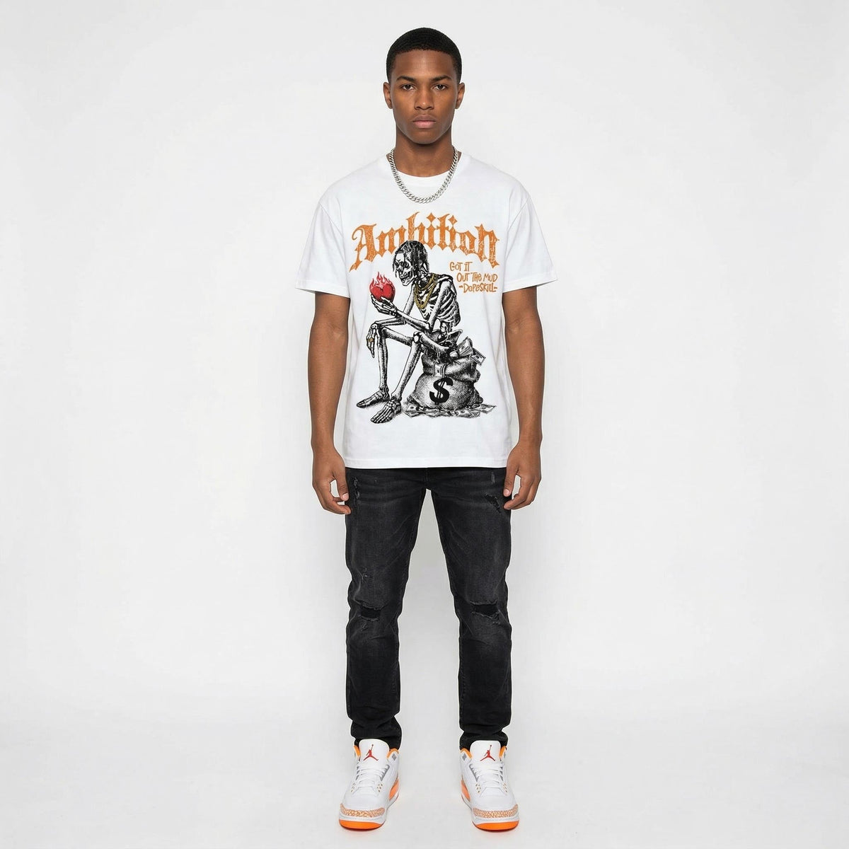 'Orange Citrus' 3s DopeSkill T-Shirt Ambition Graphic