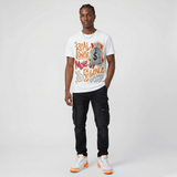 'Orange Citrus' 3s DopeSkill T-Shirt Real Ones Move In Silence Graphic