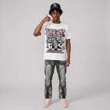 Iced Carmine 4s DopeSkill T-Shirt Distorted Realms Graphic