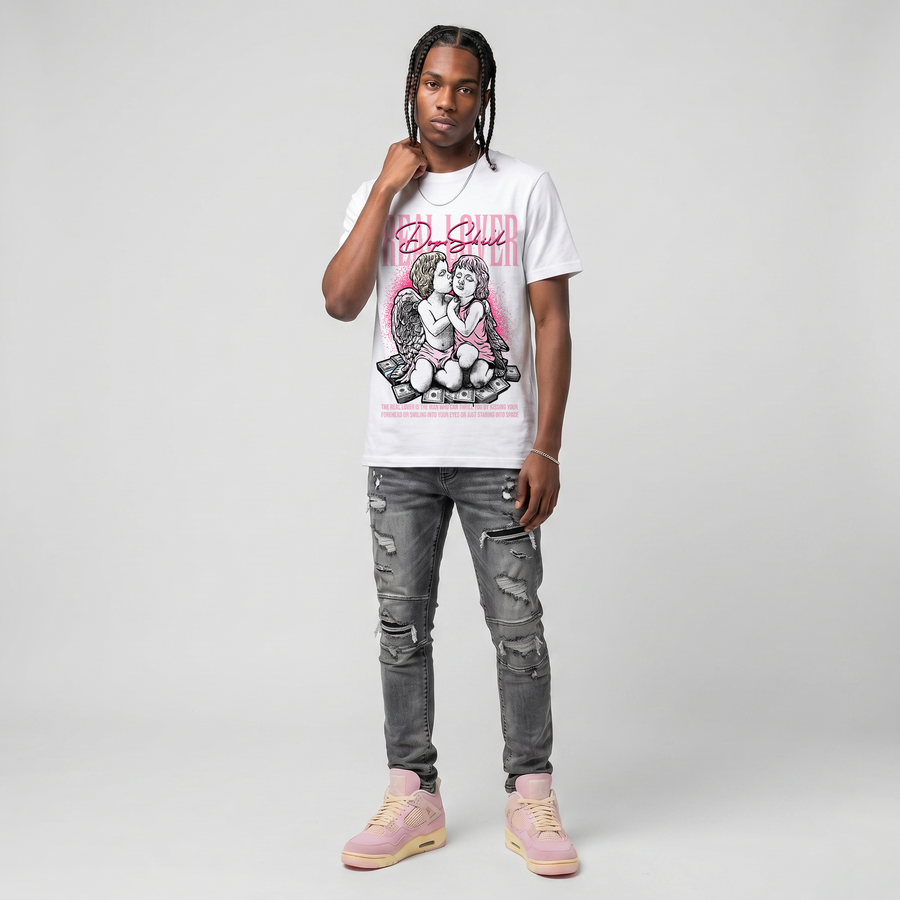 Iced Carmine 4s DopeSkill T-Shirt Real Lover Graphic