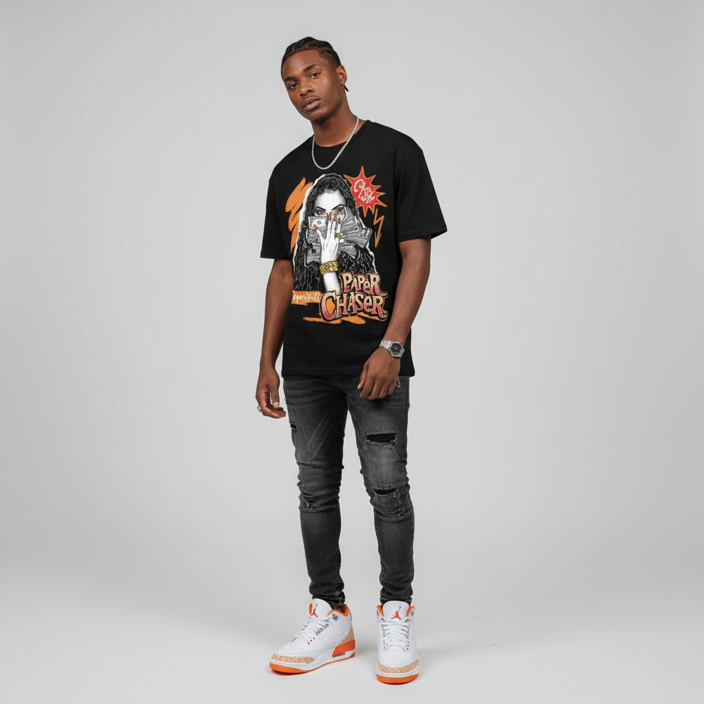 'Orange Citrus' 3s DopeSkill T-Shirt NPC Graphic
