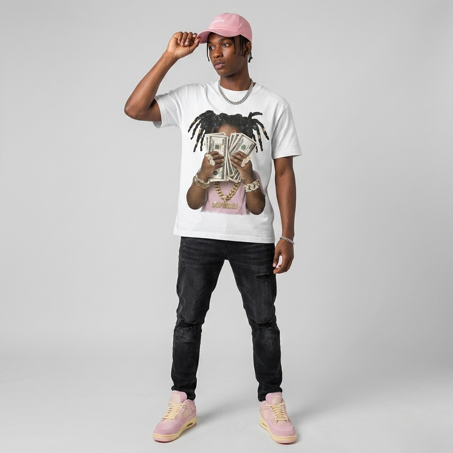 Iced Carmine 4s DopeSkill T-Shirt Rich Youth Graphic
