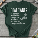 Boat Owner Humor Graphic T-Shirt