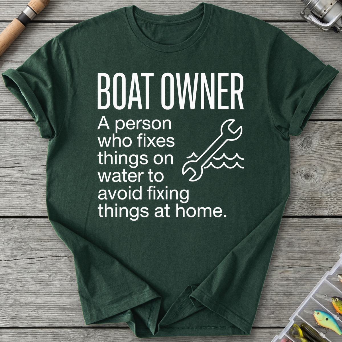 Boat Owner Humor Graphic T-Shirt