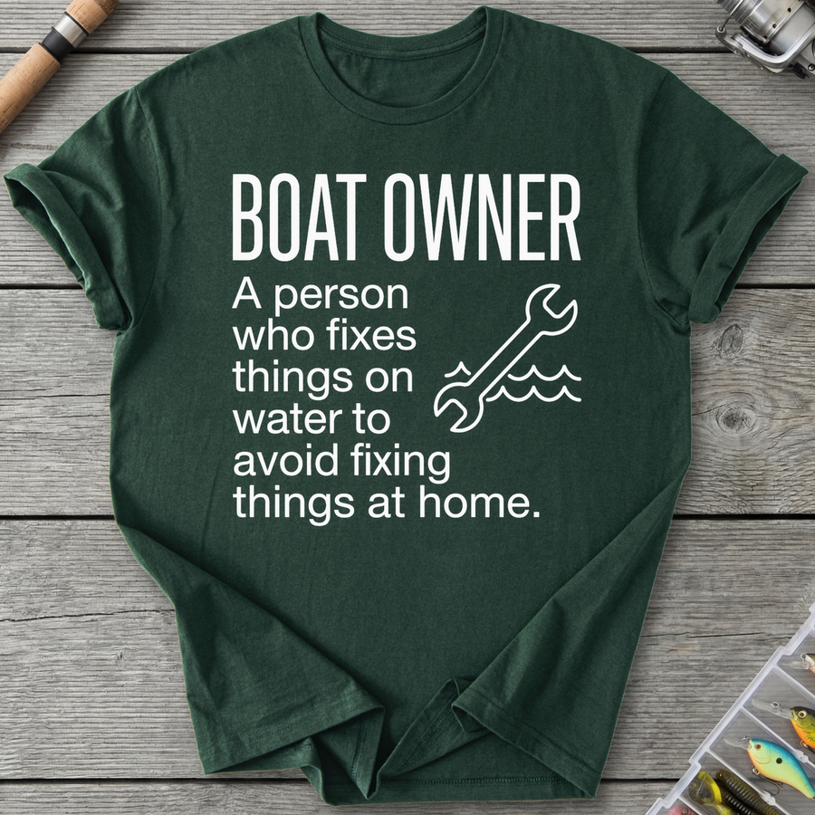 Boat Owner Humor Graphic T-Shirt