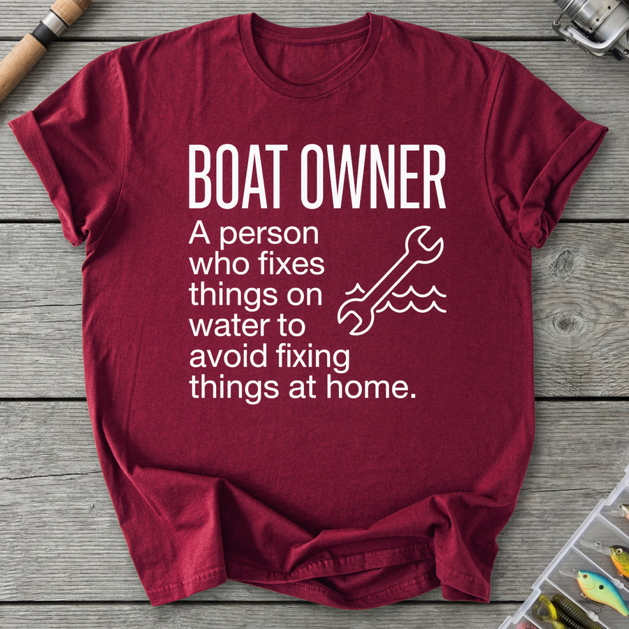 Boat Owner Humor Graphic T-Shirt