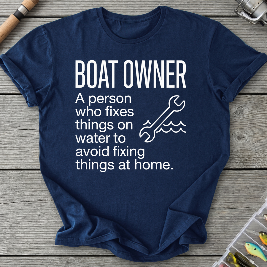 Boat Owner Humor Graphic T-Shirt