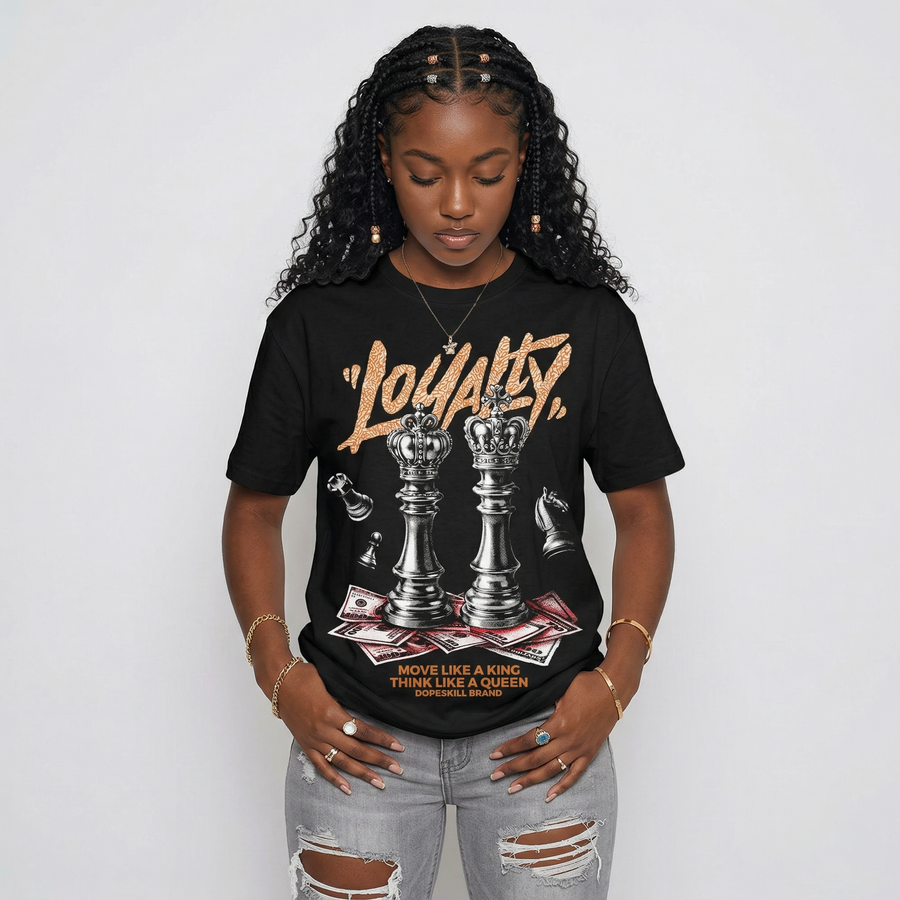 'Orange Citrus' 3s DopeSkill T-Shirt Loyalty Graphic
