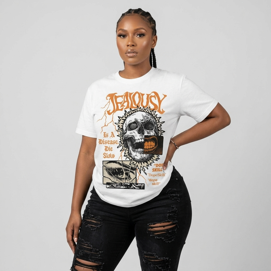 'Orange Citrus' 3s DopeSkill T-Shirt Jealousy Graphic