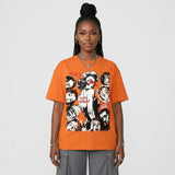 'Orange Citrus' 3s DopeSkill T-Shirt Built Different Graphic