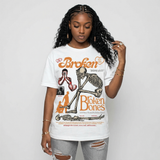 'Orange Citrus' 3s DopeSkill T-Shirt Broken Bones Graphic
