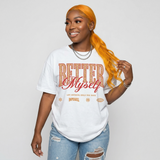 'Orange Citrus' 3s DopeSkill T-Shirt Better Myself Graphic