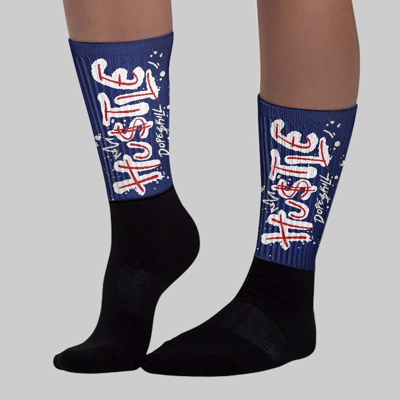 Rare Air 11s DopeSkill Sublimated Sock Hustle Graphic