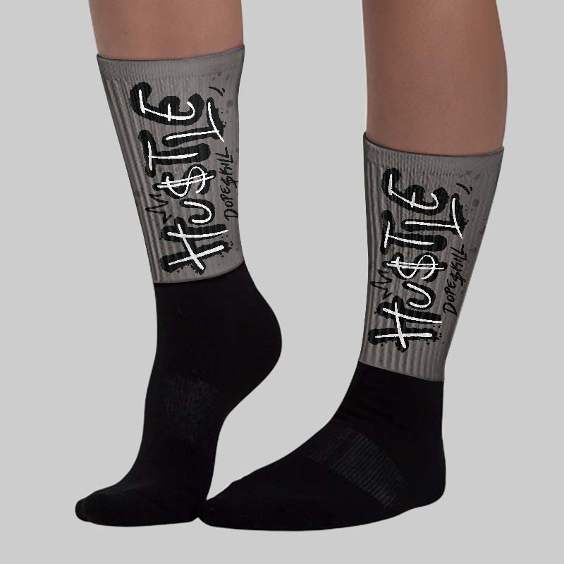 Cave Stone 4s DopeSkill Sublimated Sock Hustle Graphic