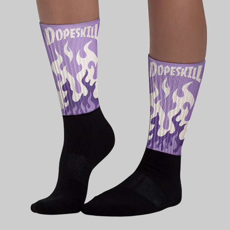 Hydrangeas 10s DopeSkill Sublimated Sock FIRE Graphic