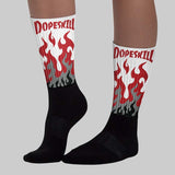 Bugs Bunny 8s DopeSkill Sublimated Sock FIRE Graphic