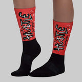 Reverse Infrared 6s DopeSkill Sublimated Sock Hustle Graphic